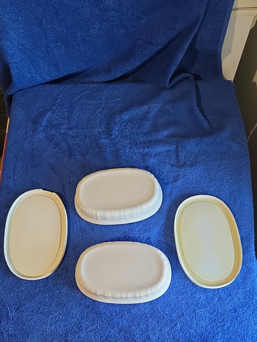 Two French White Casserole Dishes - Picture 4 of 7